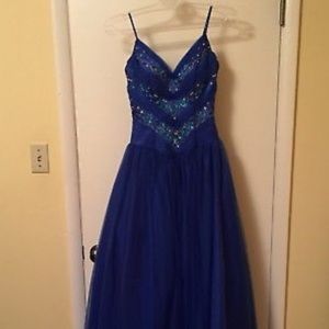 Royal Blue Mystique Formal Dress